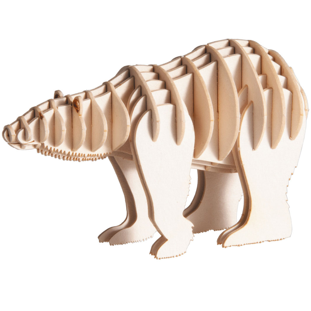 3D Papiermodell Eisbär