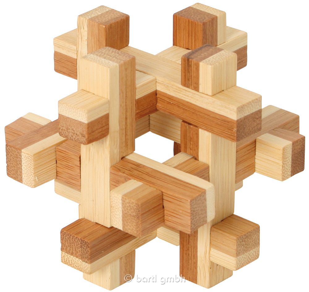 Bambus-Puzzle "Quaderus"