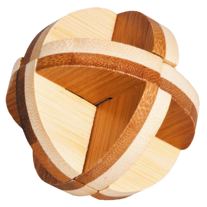 Bambuspuzzle "3 Scheiben"