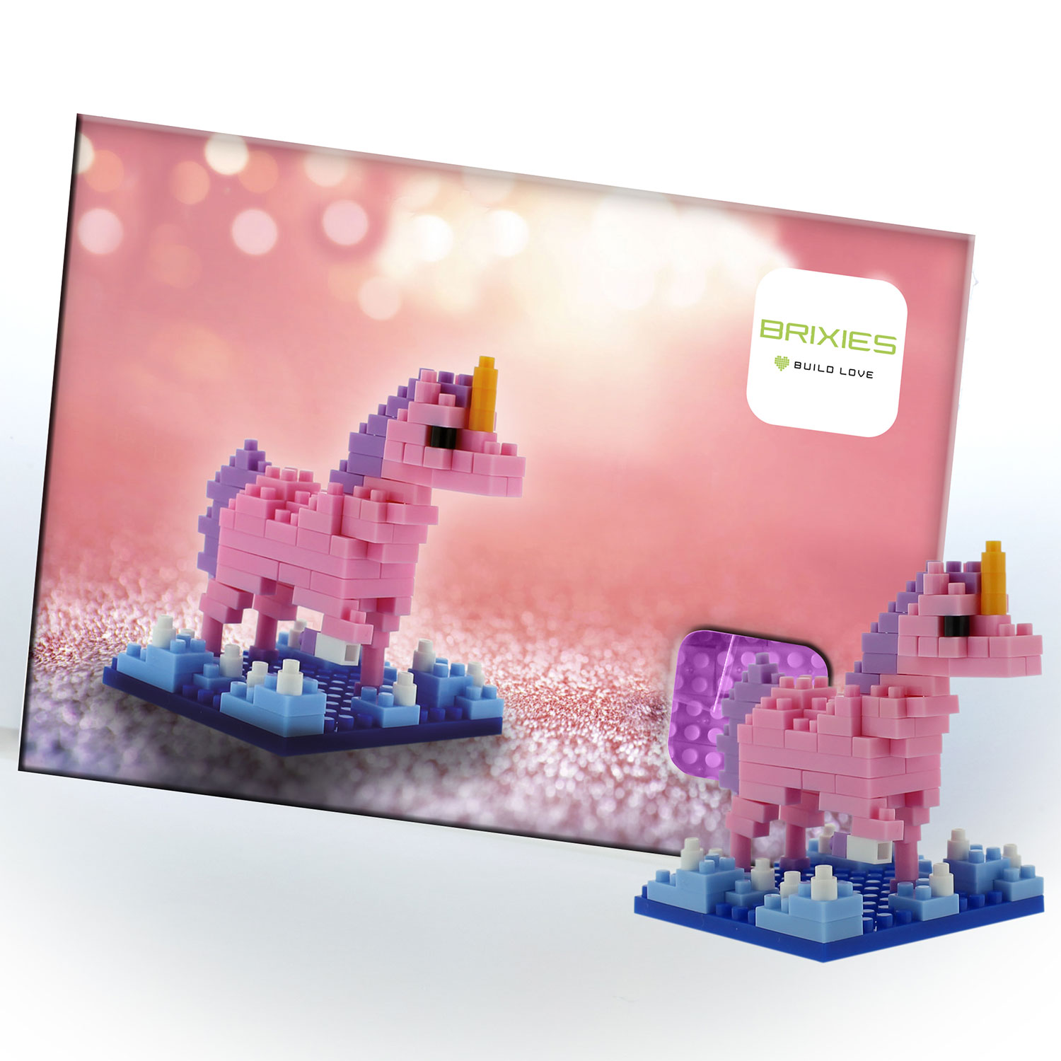 Brixies Postkarte Einhorn