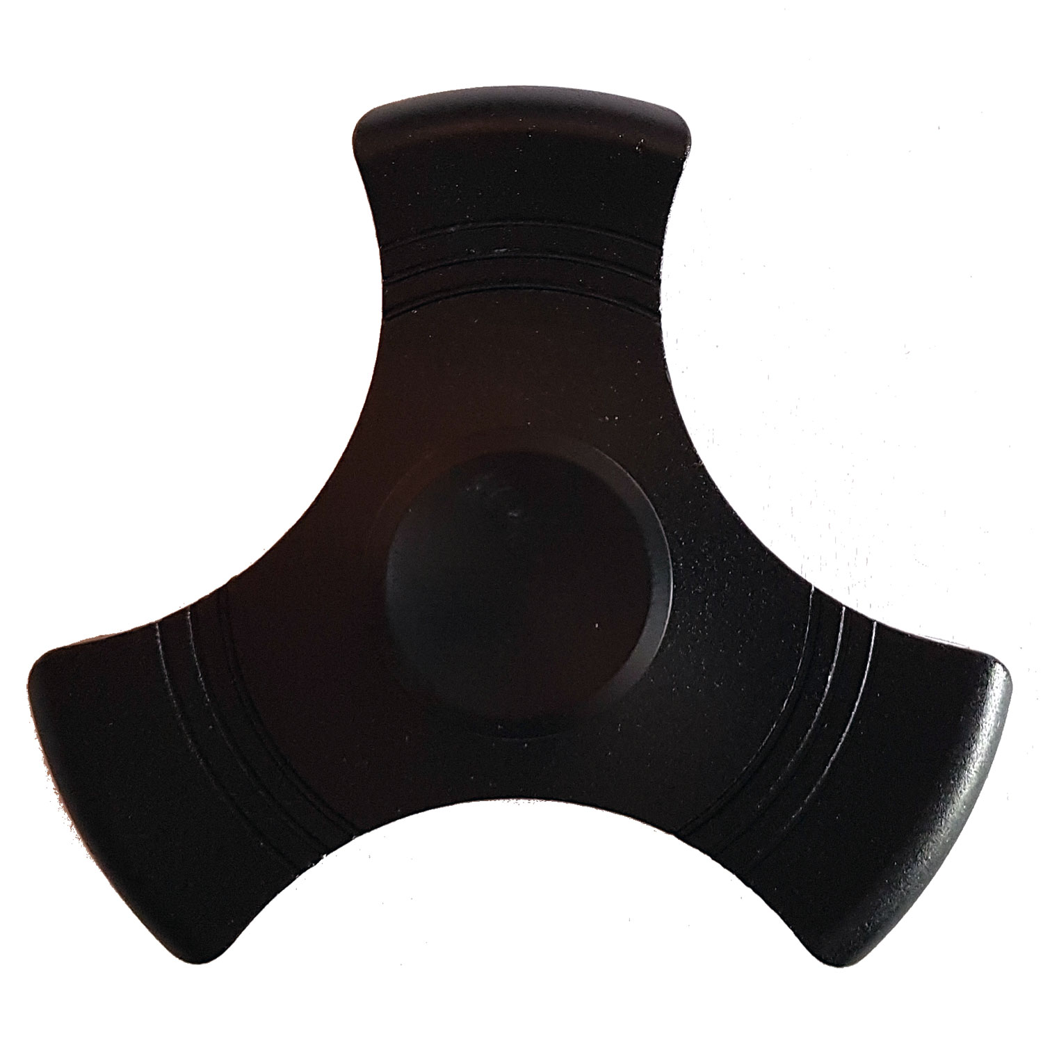 Metall Fidget Spinner "Dreieck" Schwarz