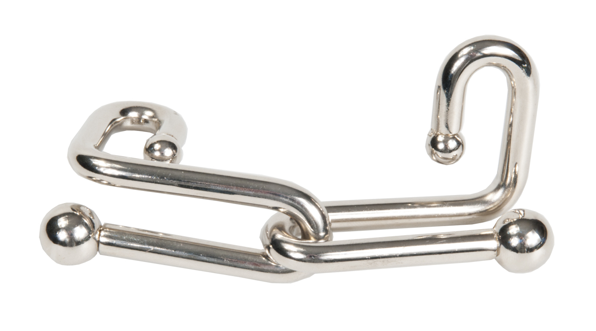 Metall-Geduldspiel "Zwei Schwäne"