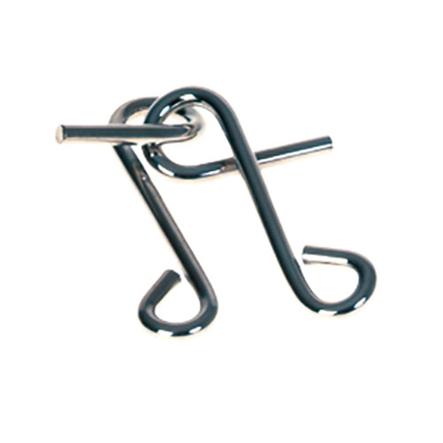 Metall Geduldsspiele "Doppeltes S"