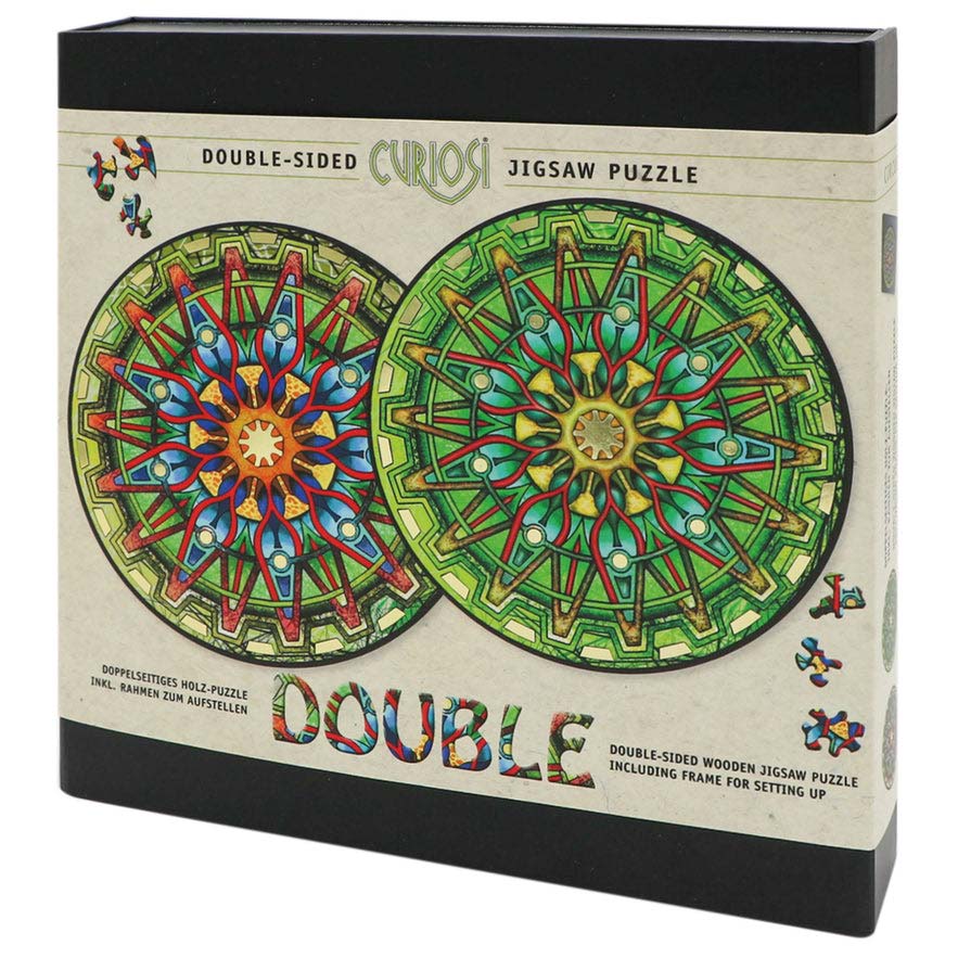 Holzpuzzle Double "Circus" inkl. Puzzlerahmen