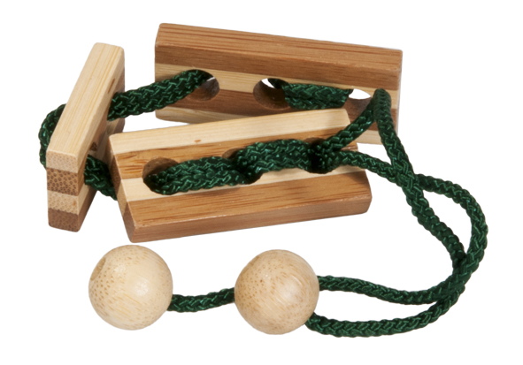 Seilpuzzle in der Dose schwarz 2