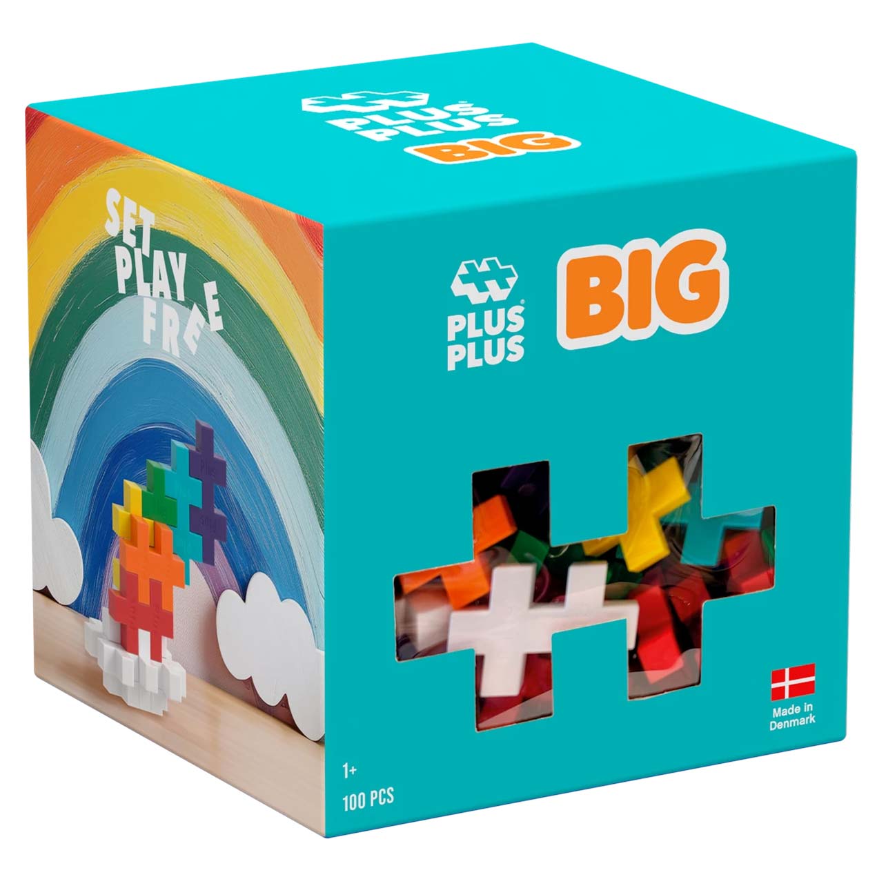 Plus-Plus Big Regenbogen - 100 Bausteine