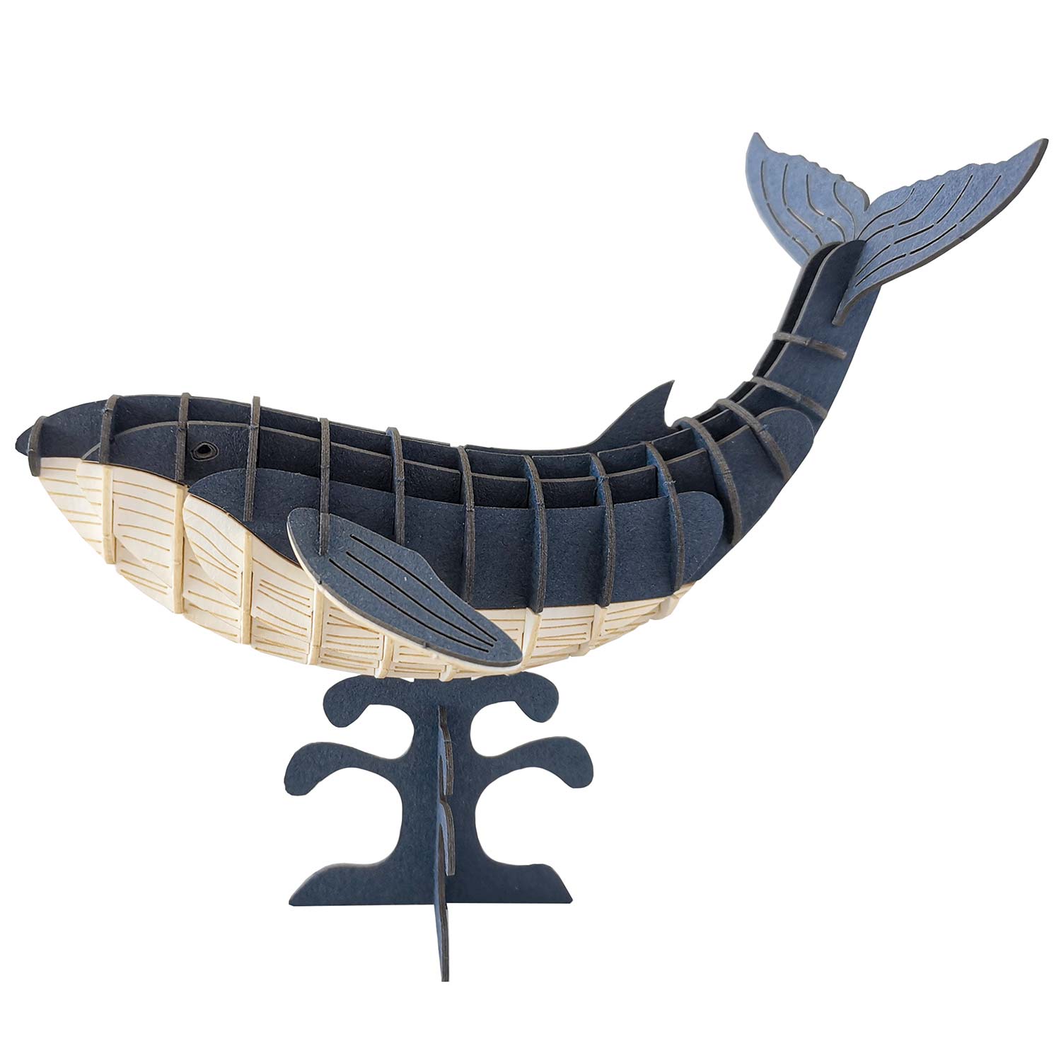 3D Papiermodell Blauwal